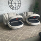 Thomasville Dillard Accent Chair with Storage Ottoman
