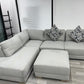 Drayden Fabric Sectional with Ottoman